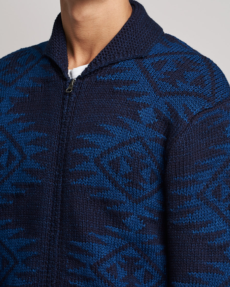 Herren | Pullover | BEAMS PLUS | Cowichan Cardigan Navy