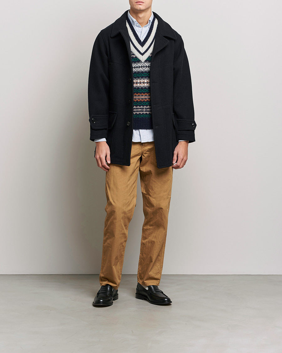 Herren | Jacken | BEAMS PLUS | Heavy Melton Hunting Coat Navy