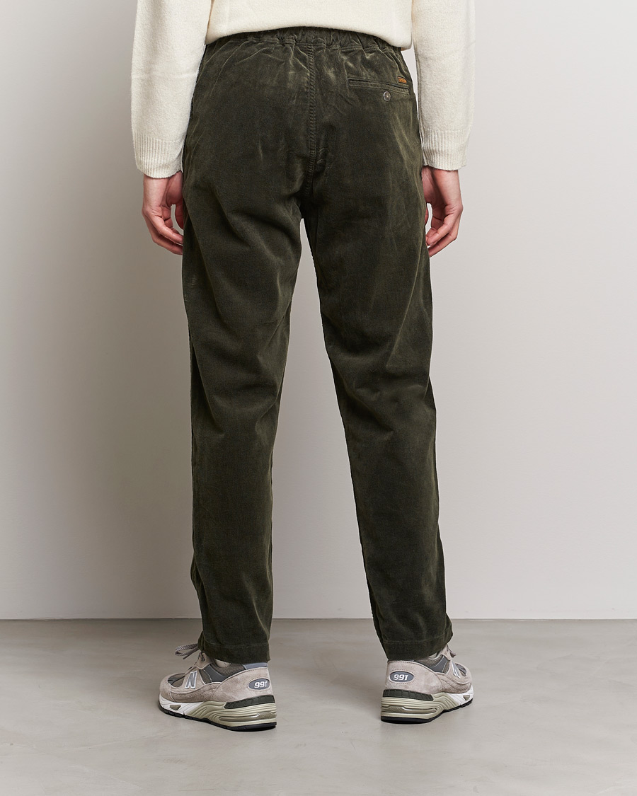 Herren | Hosen | orSlow | New Yorker Corduroy Pants Army Green