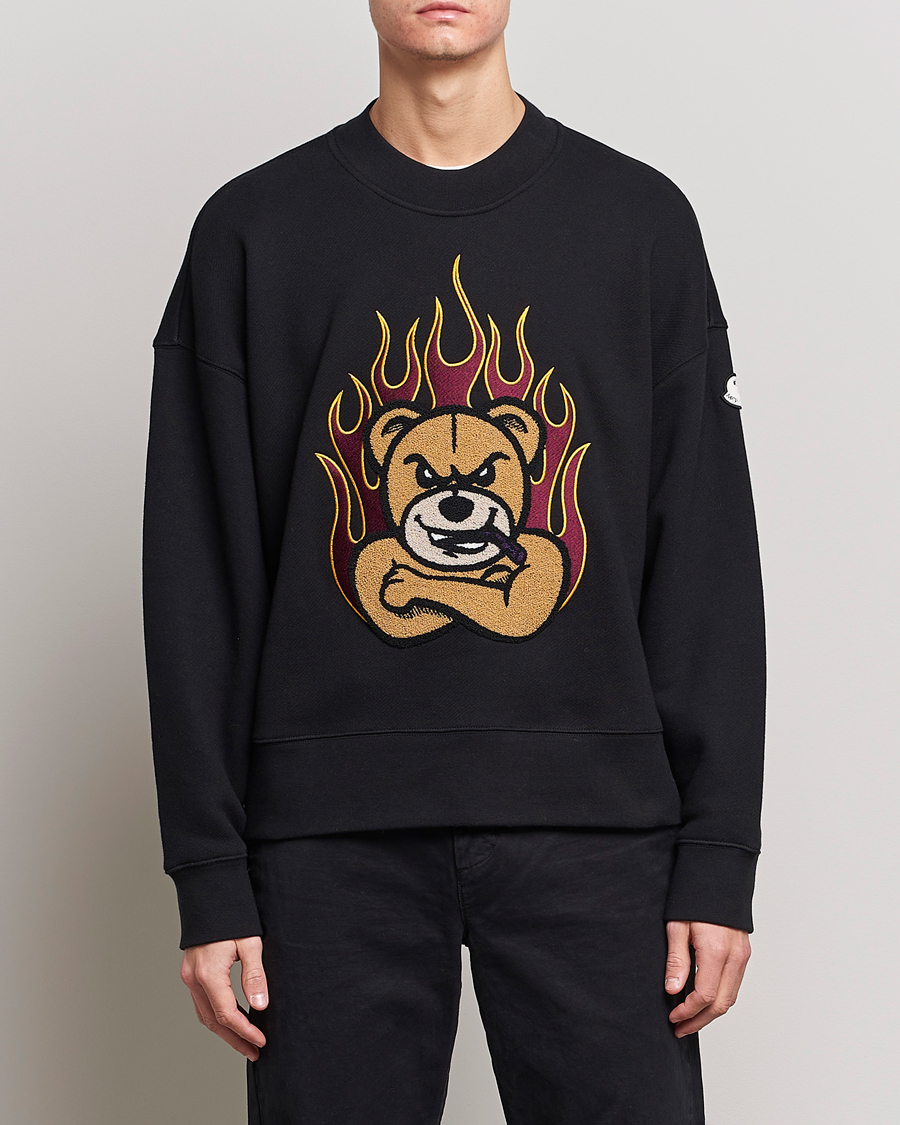 Herren | Pullover | Moncler Genius | 8 Palm Angels Bear Motif Sweatshirt Black