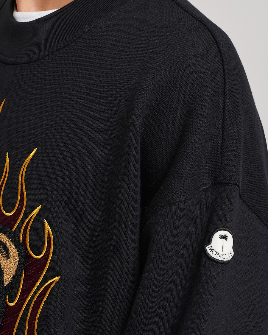 Herren | Pullover | Moncler Genius | 8 Palm Angels Bear Motif Sweatshirt Black