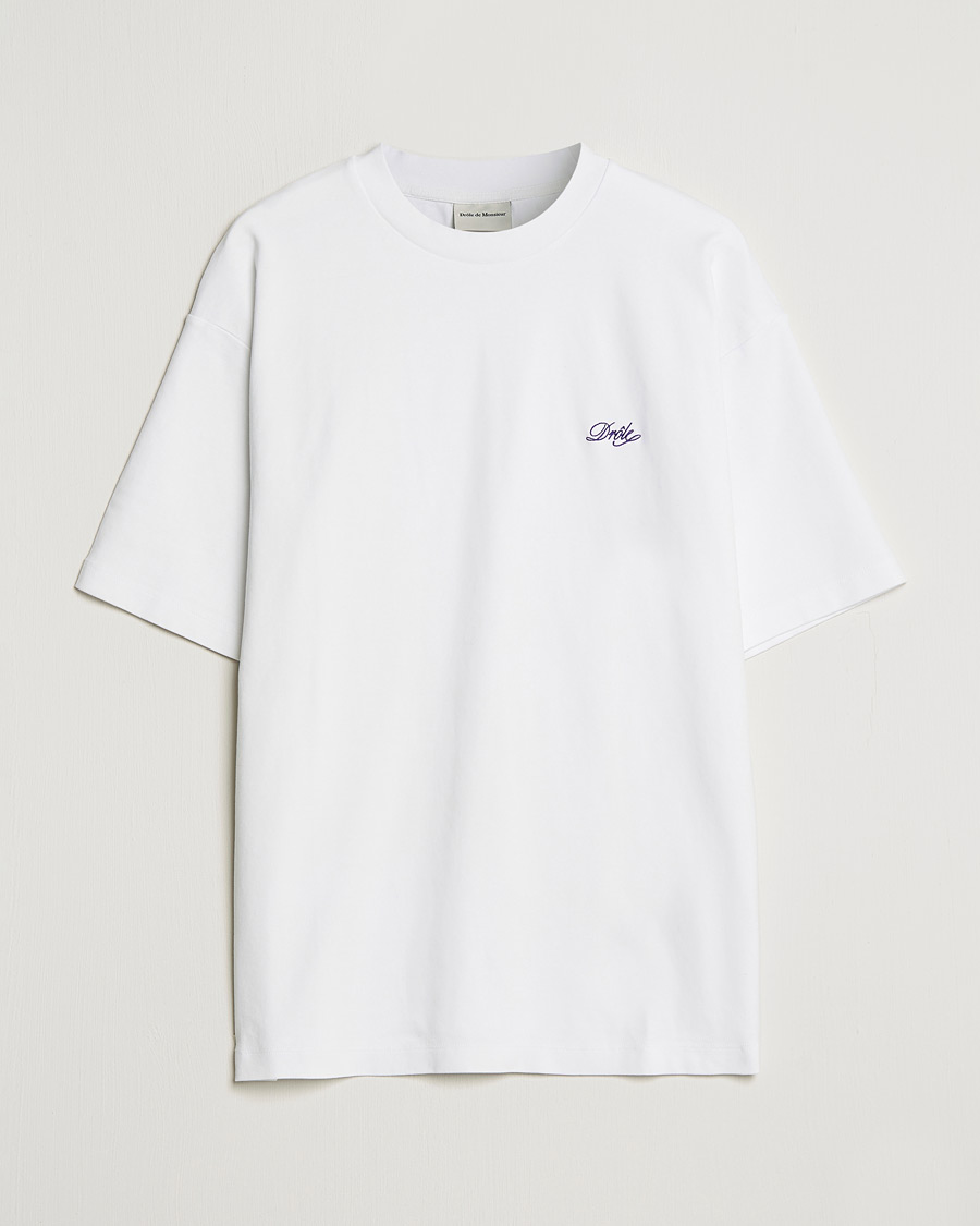 Herren | T-Shirts | Drôle de Monsieur | Signature T-Shirt White