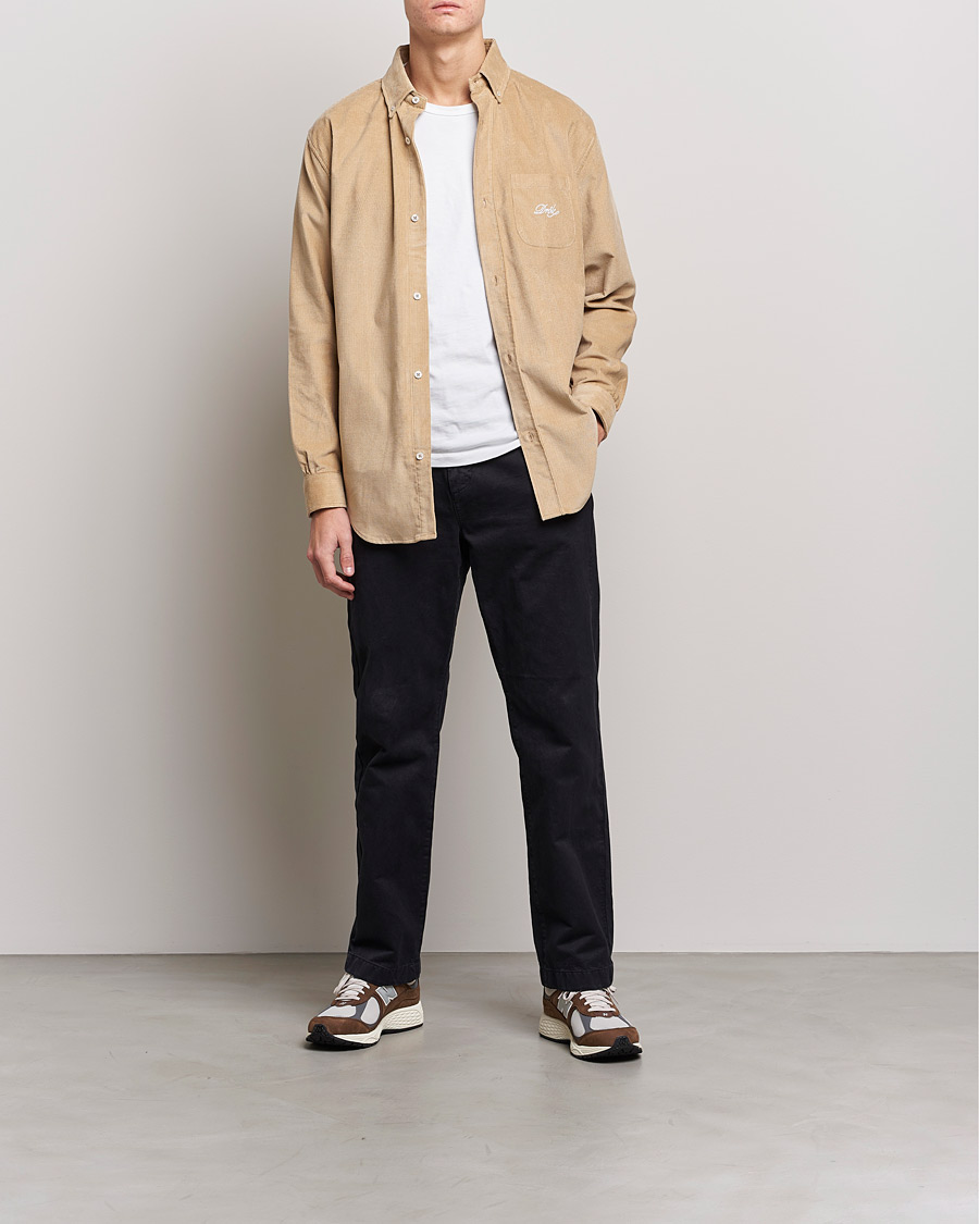 Herren | Hemden | Drôle de Monsieur | Corduroy Oversize Shirt Beige
