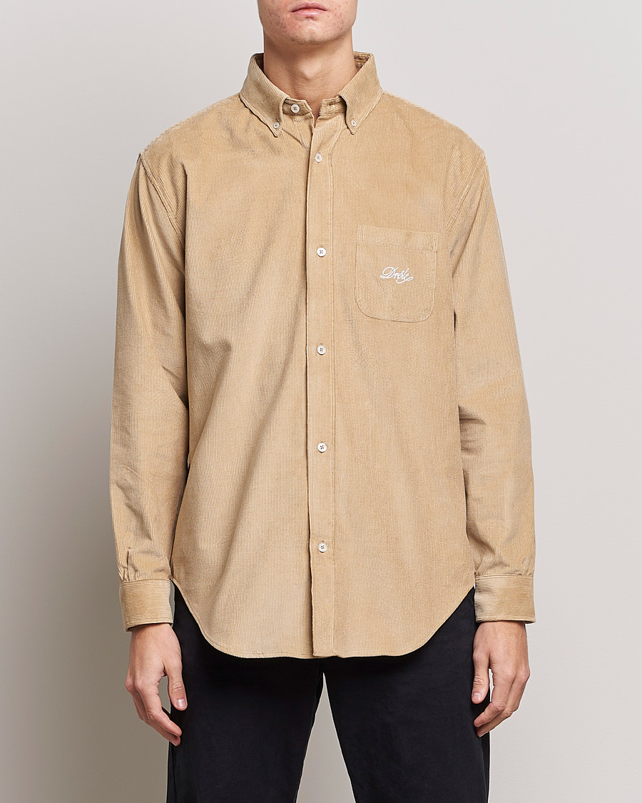 Herren | Hemden | Drôle de Monsieur | Corduroy Oversize Shirt Beige