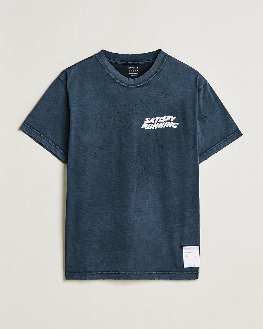 Herren | T-Shirts | Satisfy | MothTech T-Shirt Pigment Black