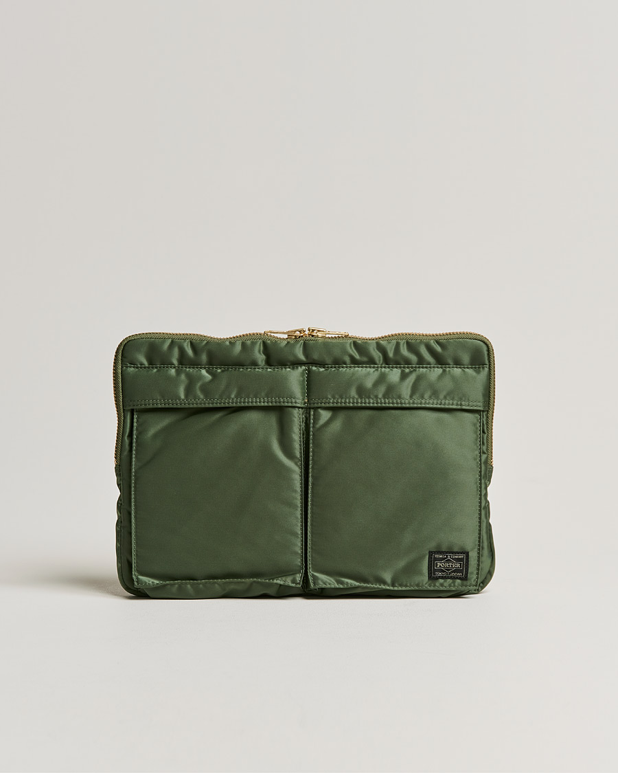 Herren | Porter-Yoshida & Co. Tanker Document Case Sage Green | Porter-Yoshida & Co. | Tanker Document Case Sage Green