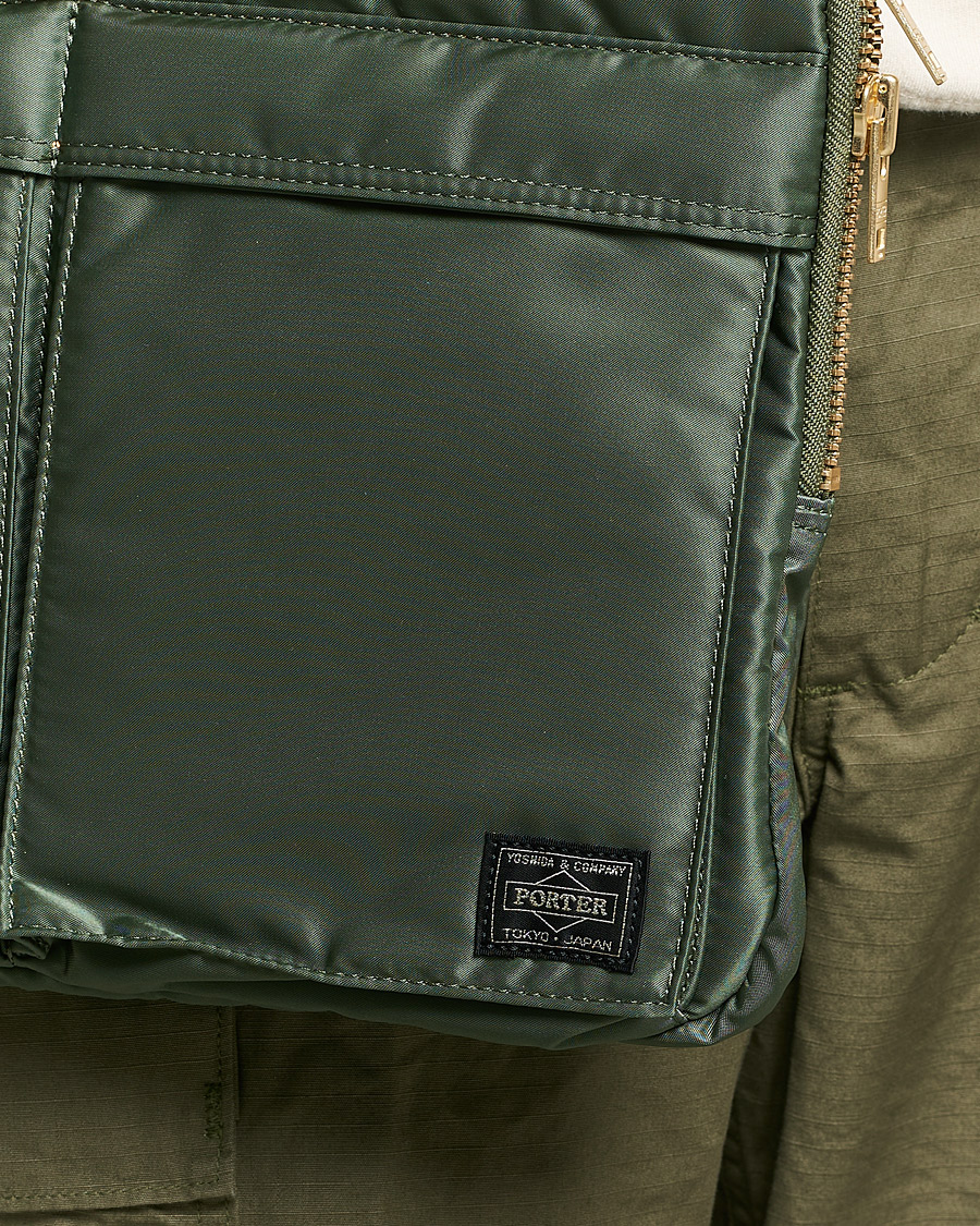 Herren | Porter-Yoshida & Co. Tanker Document Case Sage Green | Porter-Yoshida & Co. | Tanker Document Case Sage Green