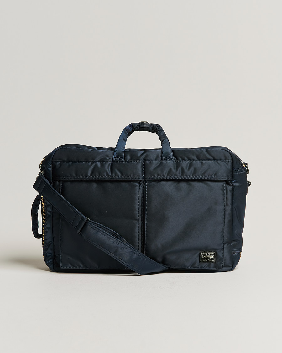 Herren | Porter-Yoshida & Co. Tanker 3Way Briefcase Iron Blue | Porter-Yoshida & Co. | Tanker 3Way Briefcase Iron Blue