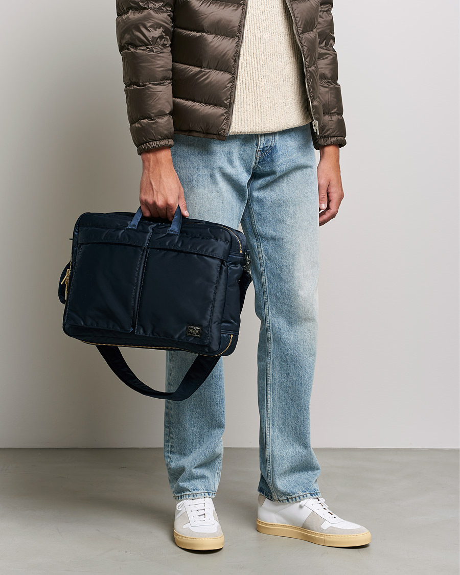 Herren | Porter-Yoshida & Co. Tanker 3Way Briefcase Iron Blue | Porter-Yoshida & Co. | Tanker 3Way Briefcase Iron Blue