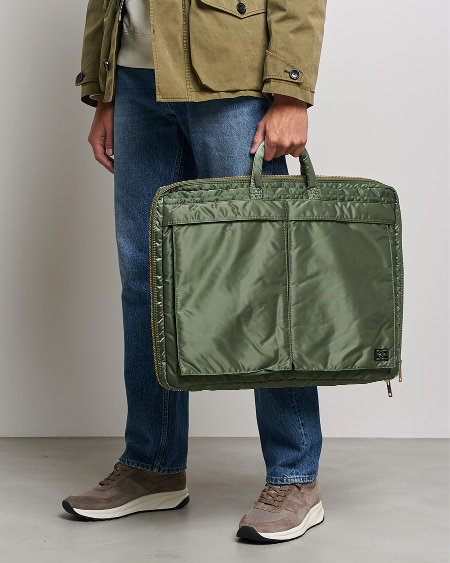 Men | Porter-Yoshida & Co. | Porter-Yoshida & Co. | Tanker Garment Bag Sage Green