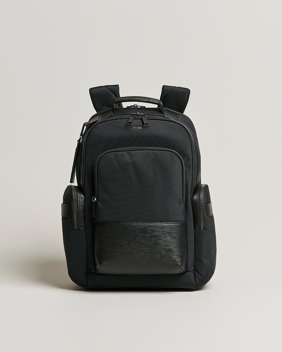 Herren | First Class Backpack Black | BOSS BLACK | First Class Backpack Black