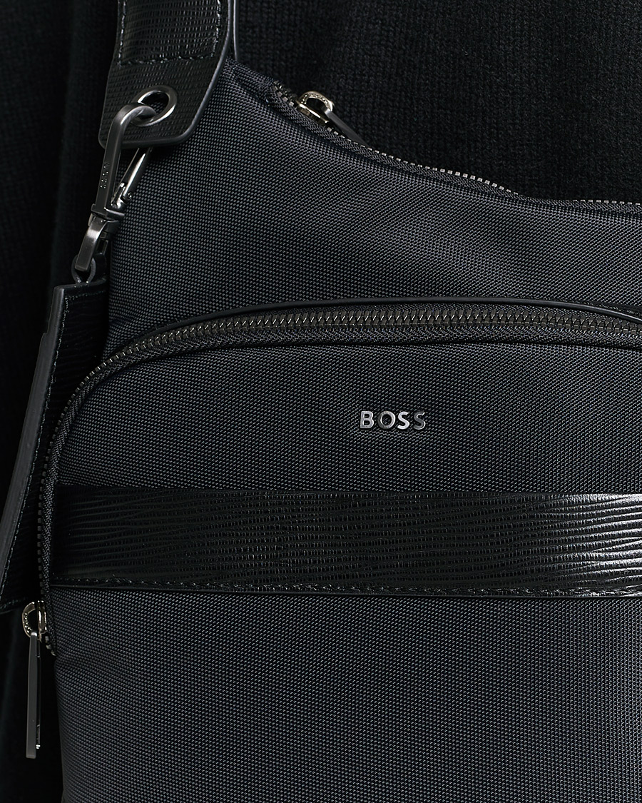 Herren | First Class Crossbody Bag Black | BOSS BLACK | First Class Crossbody Bag Black