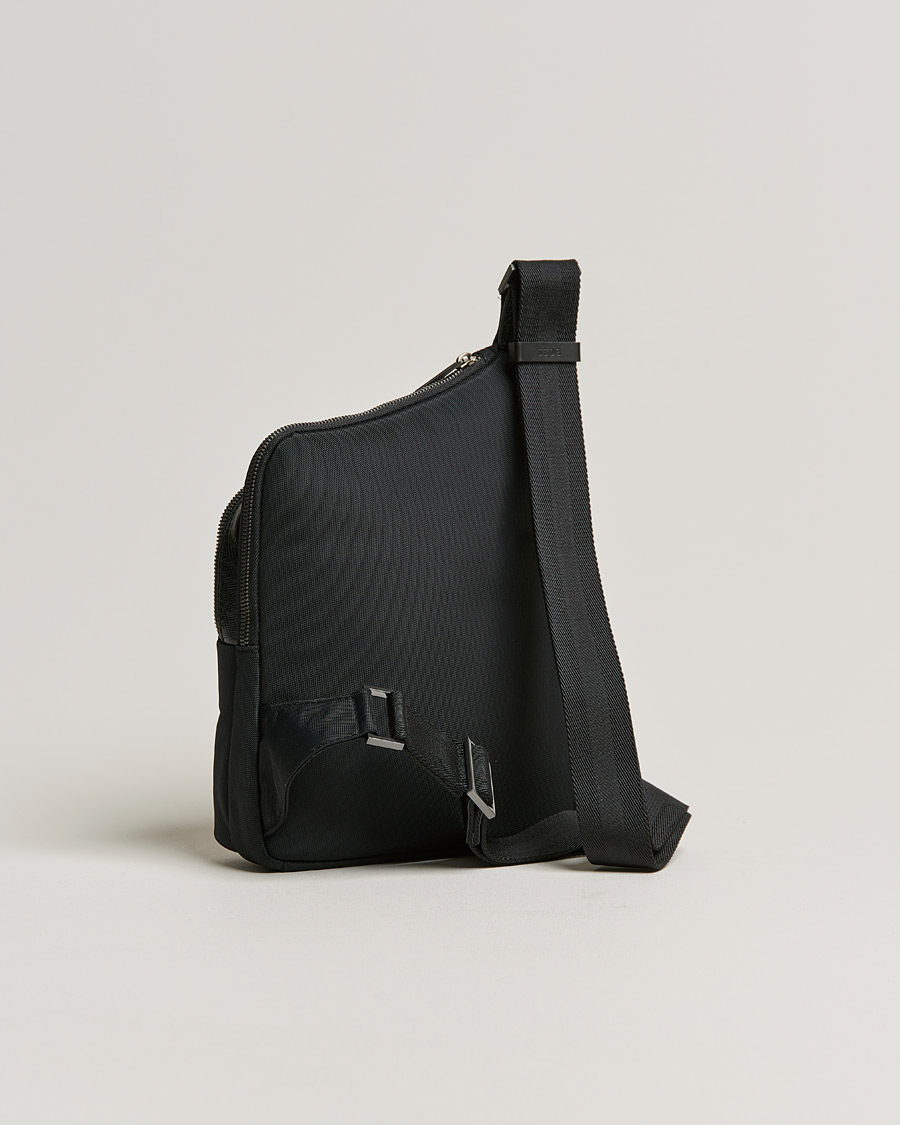 Herren | First Class Crossbody Bag Black | BOSS BLACK | First Class Crossbody Bag Black