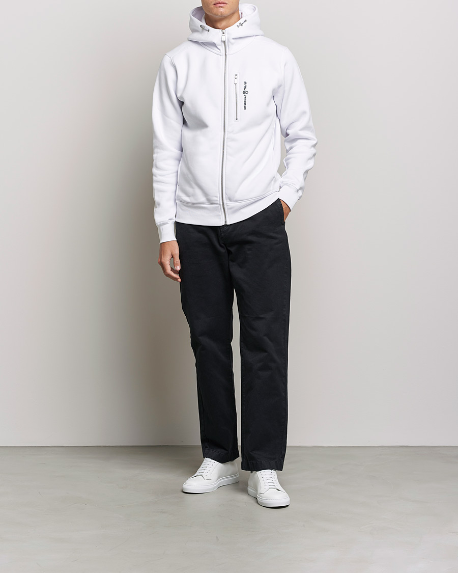 Herren | Pullover | Sail Racing | Bowman Full Zip Hoodie White