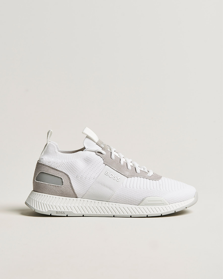 Herren | Titanium Running Sneaker White | BOSS BLACK | Titanium Running Sneaker White