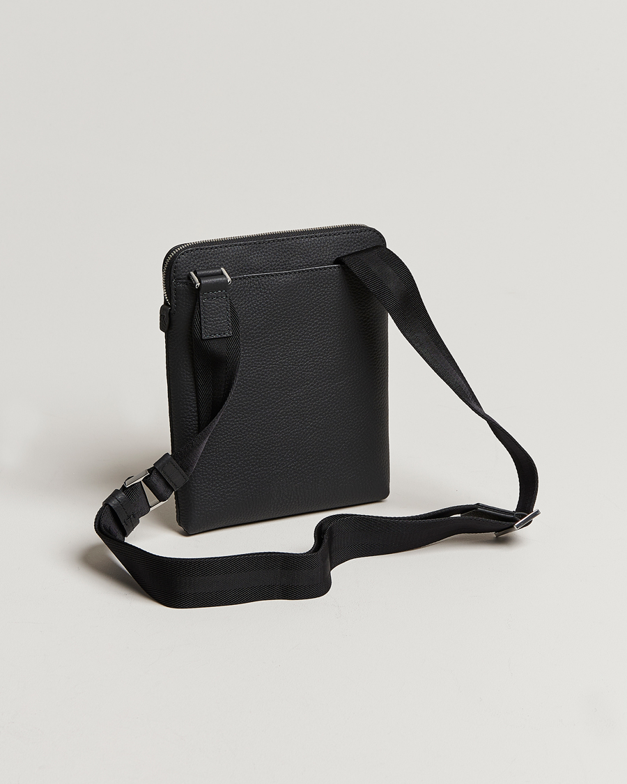 Herren | Taschen | BOSS BLACK | Crosstown Leather Bag Black