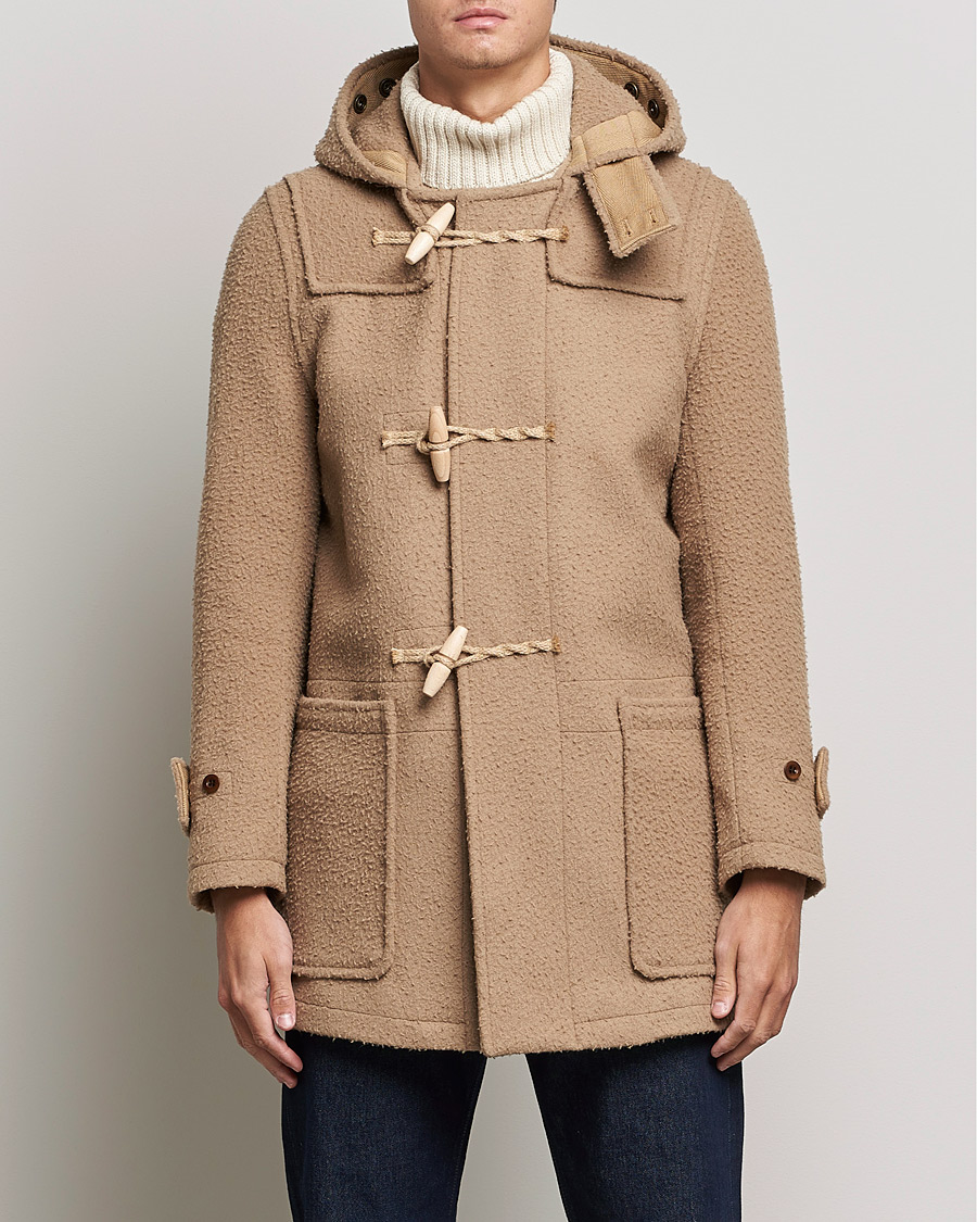 Men | Care of Carl Exclusives | Gloverall | Monty Casentino Wool Duffle Coat Camel