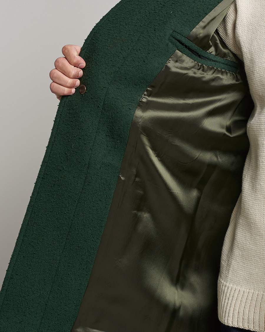 Herren | Jacken | Gloverall | Monty Casentino Wool Duffle Coat Moss