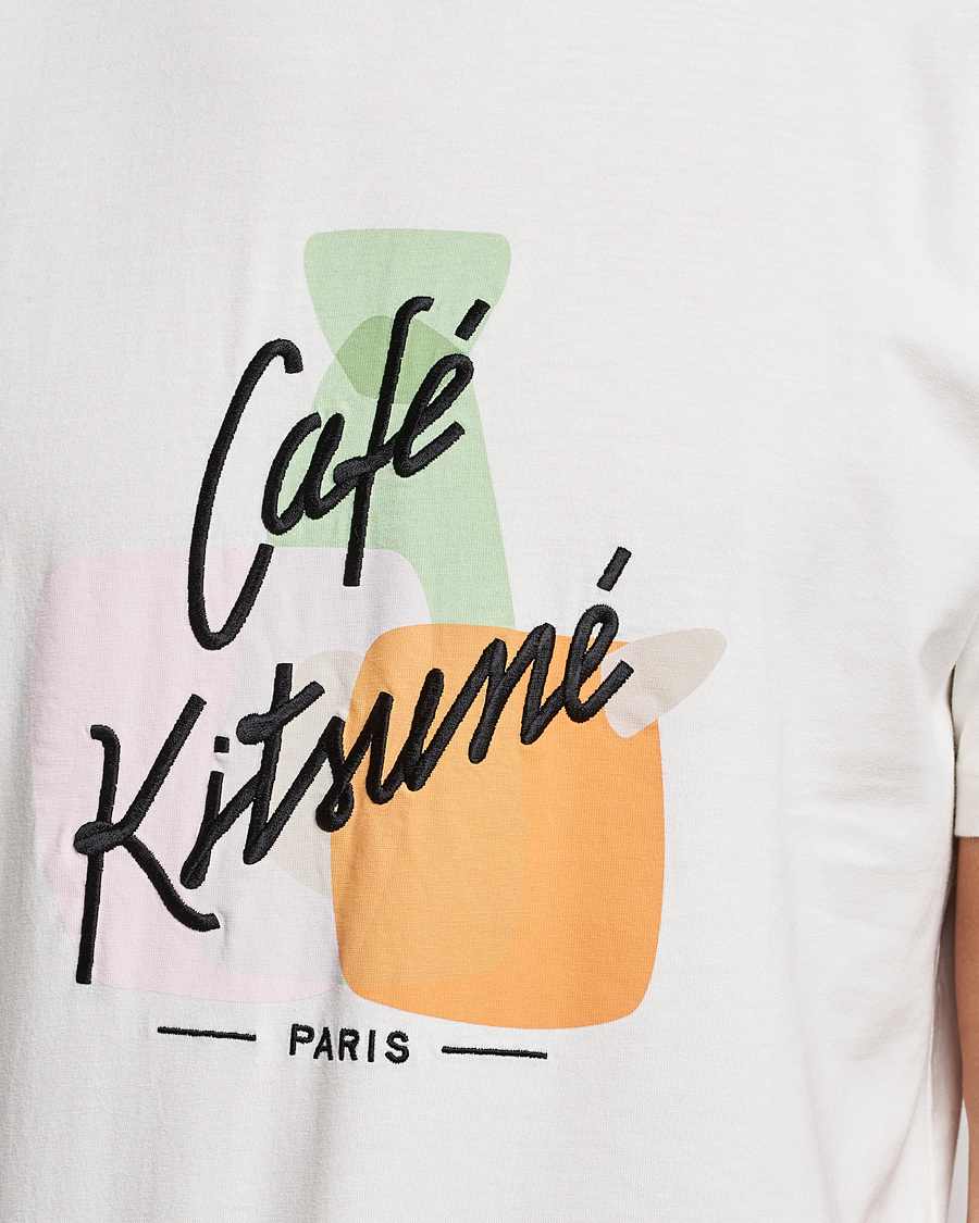 Herren | T-Shirts | Café Kitsuné | Crew T-Shirt Coconut Milk