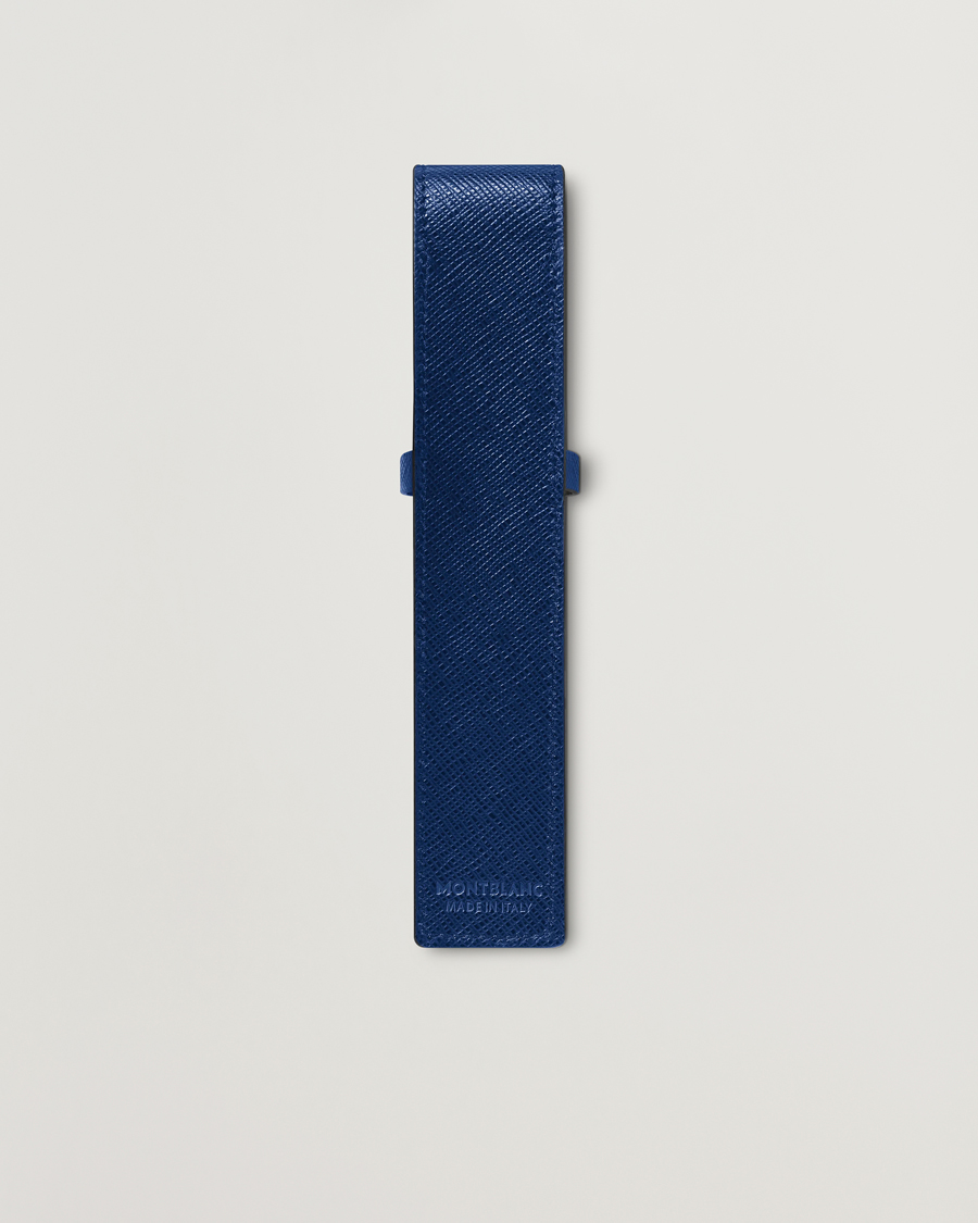 Herren | Montblanc Sartorial 1-Pen Pouch Blue | Montblanc | Sartorial 1-Pen Pouch Blue