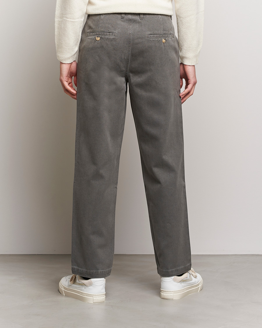 Herren | Hosen | A Day's March | Redwood Cotton/Tencel Trousers Olive