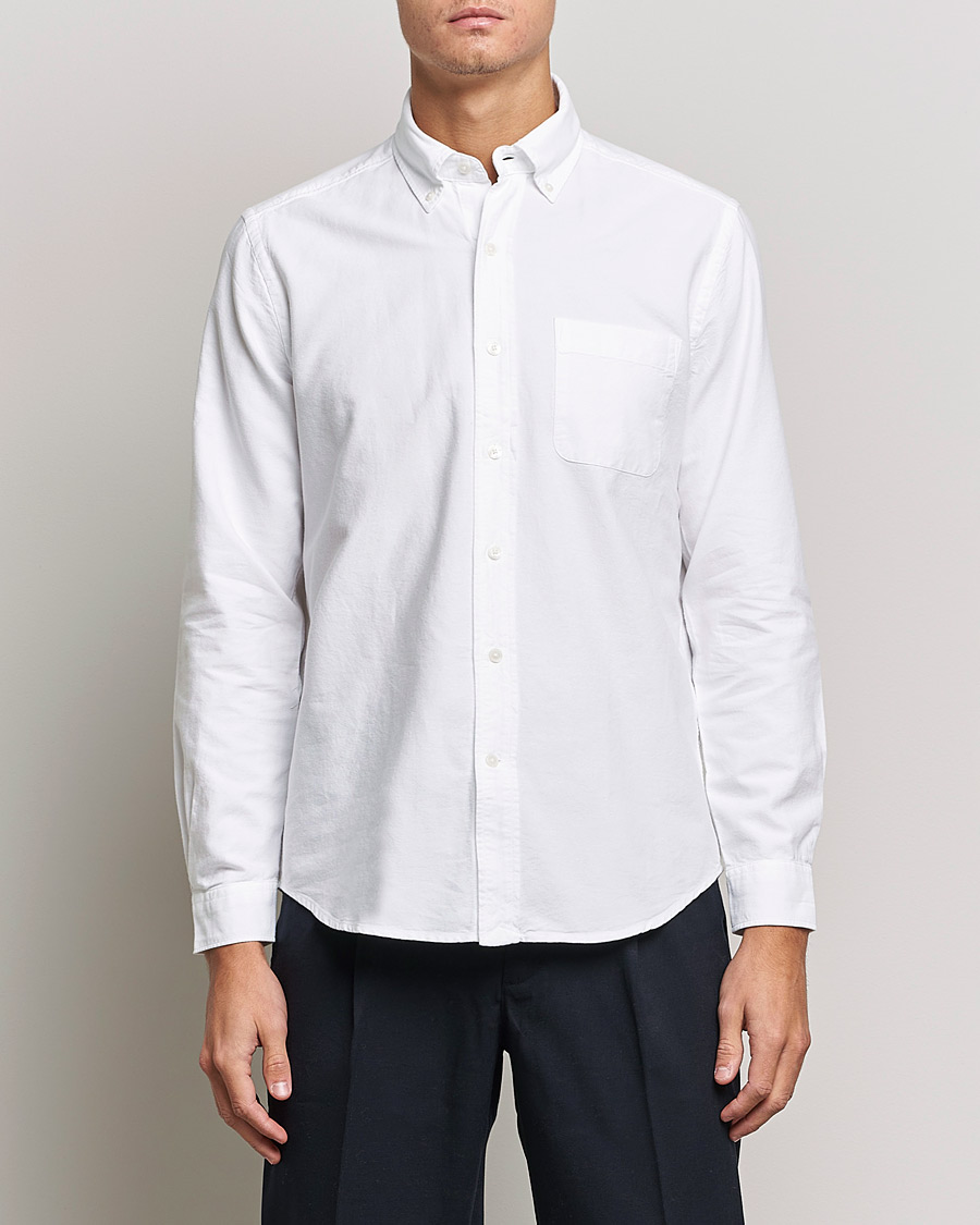 Herren | Kleidung | A Day's March | Moorgate Dyed Oxford Shirt White