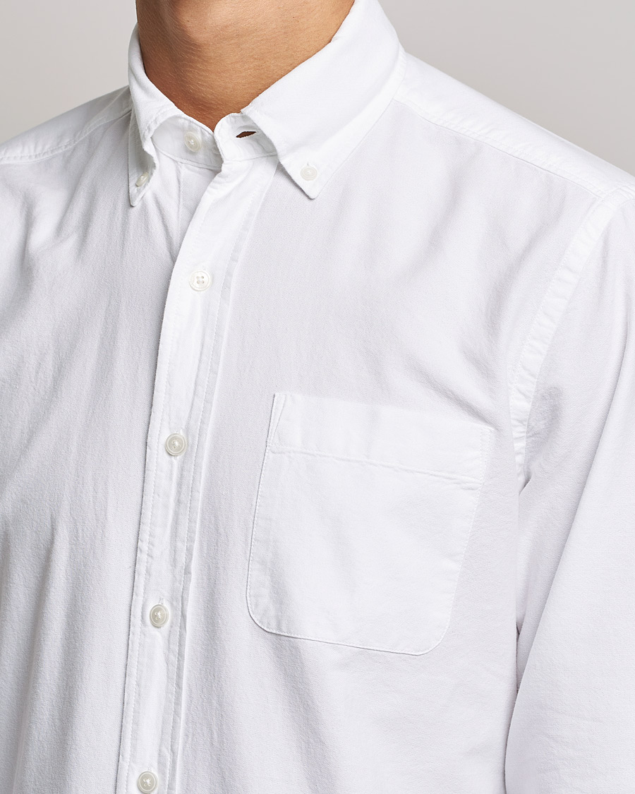 Herren | Hemden | A Day's March | Moorgate Dyed Oxford Shirt White
