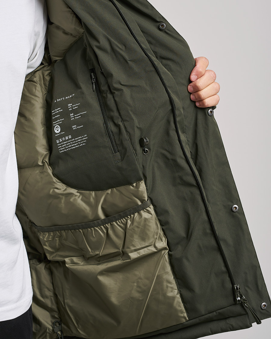 Herren | Jacken | A Day's March | Caraz Puffer Parka Olive