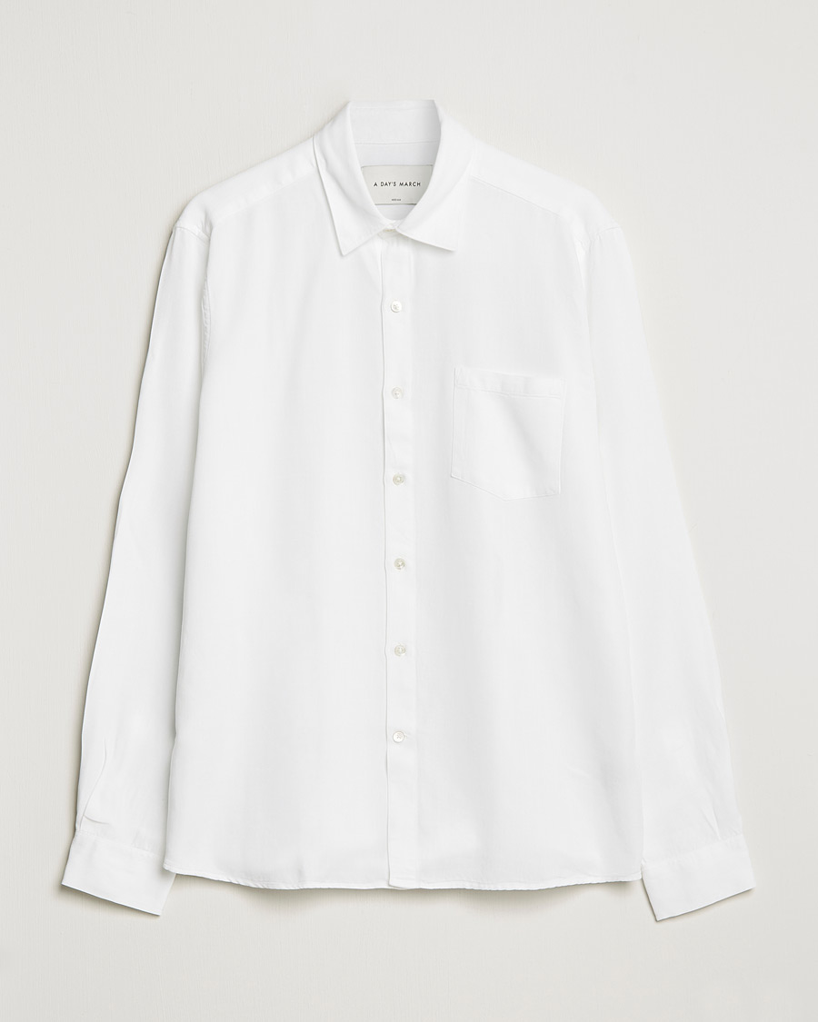 Herren | Hemden | A Day's March | Daintree Lyocell Shirt White