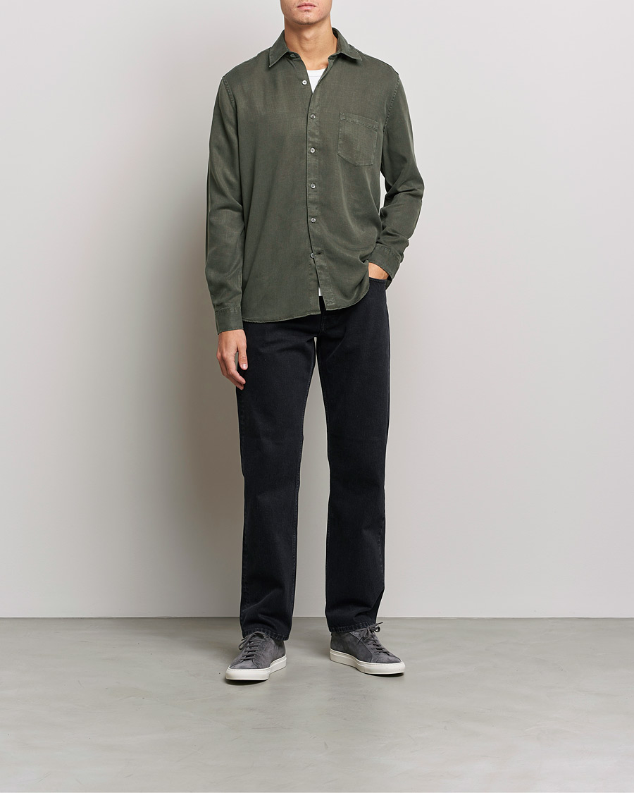 Herren | Hemden | A Day's March | Daintree Lyocell Shirt Olive