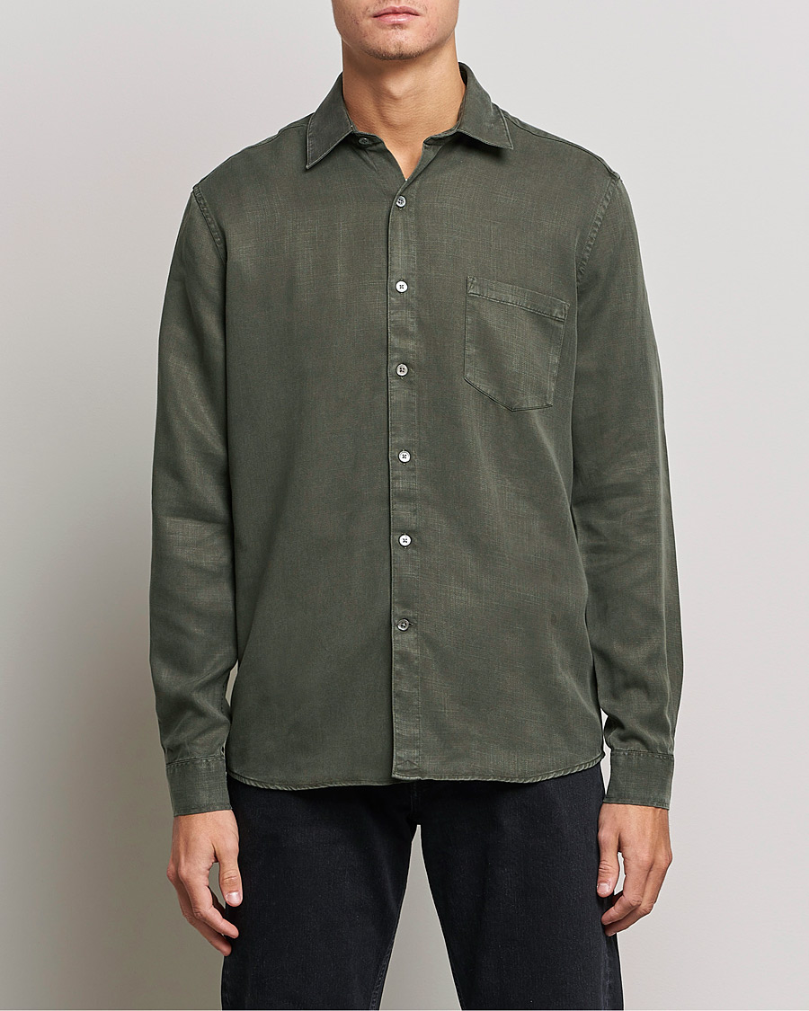 Herren | Hemden | A Day's March | Daintree Lyocell Shirt Olive