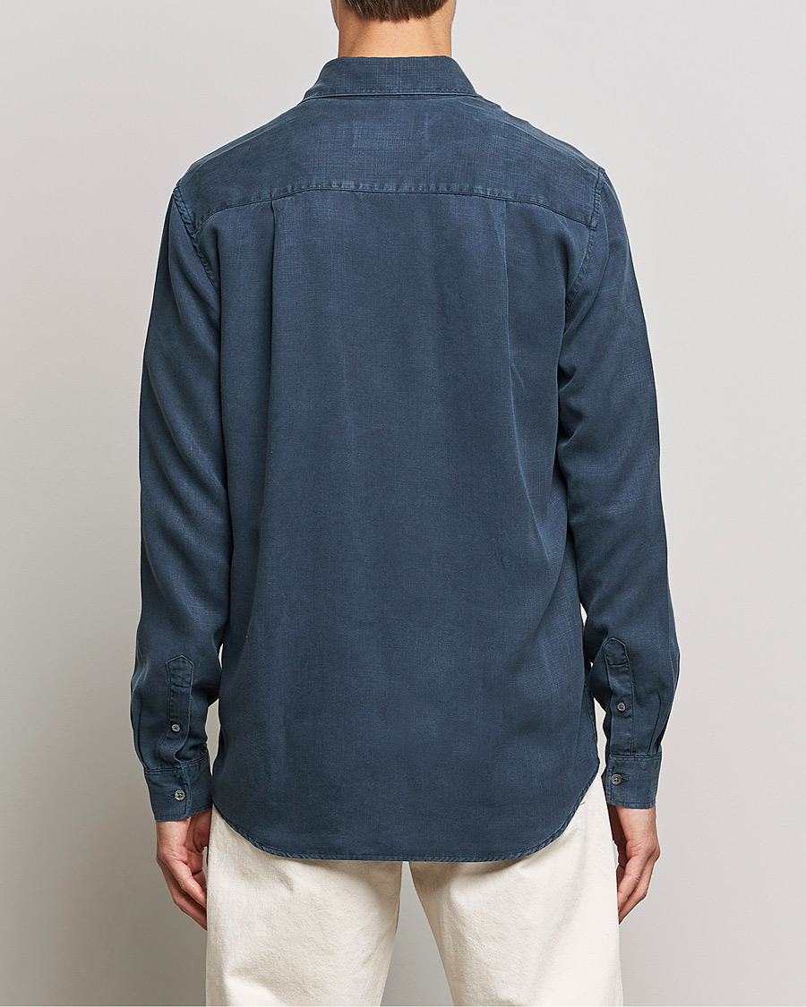 Herren | Hemden | A Day's March | Daintree Tencel Shirt Navy