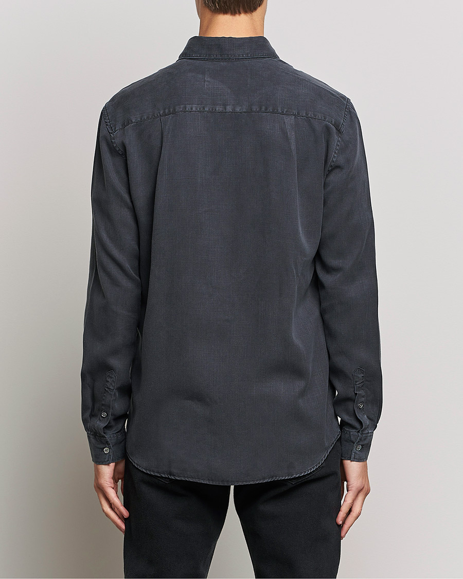 Herren | Hemden | A Day's March | Daintree Lyocell Shirt Off Black