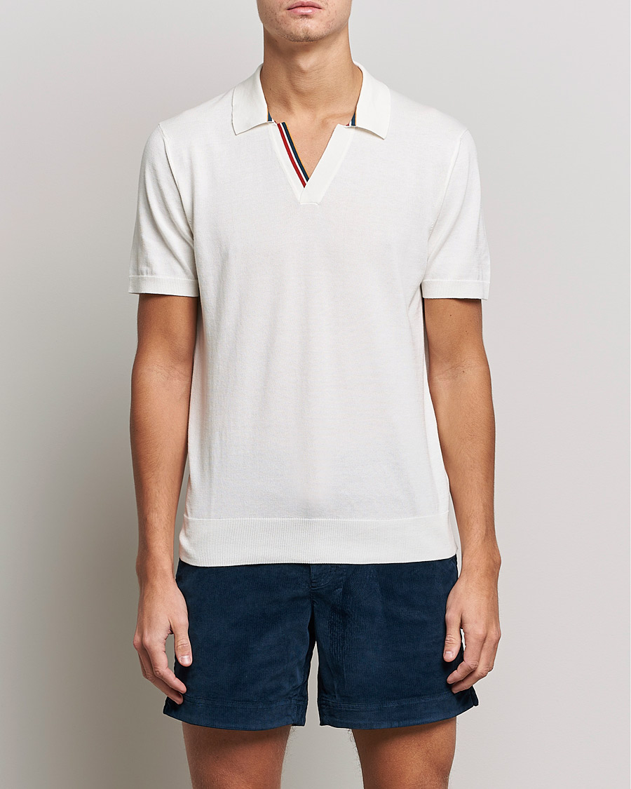 Herren | Poloshirts | Orlebar Brown | Horton OB Tipping Organic Cotton Polo Cloud