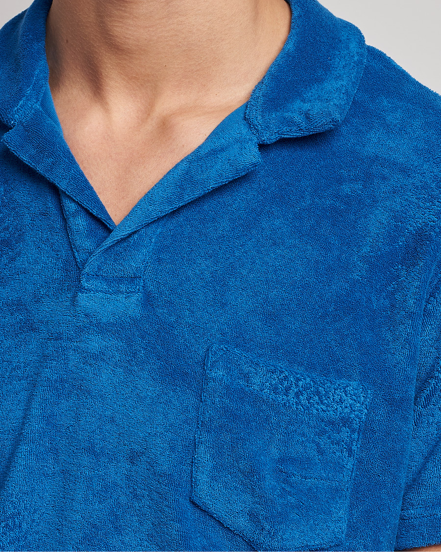Herren | Poloshirts | Orlebar Brown | Terry Polo Signal Blue