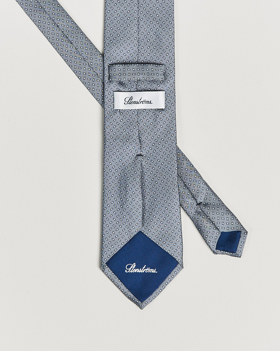 Herren | Stenströms Silk Tie Grey | Stenströms | Silk Tie Grey