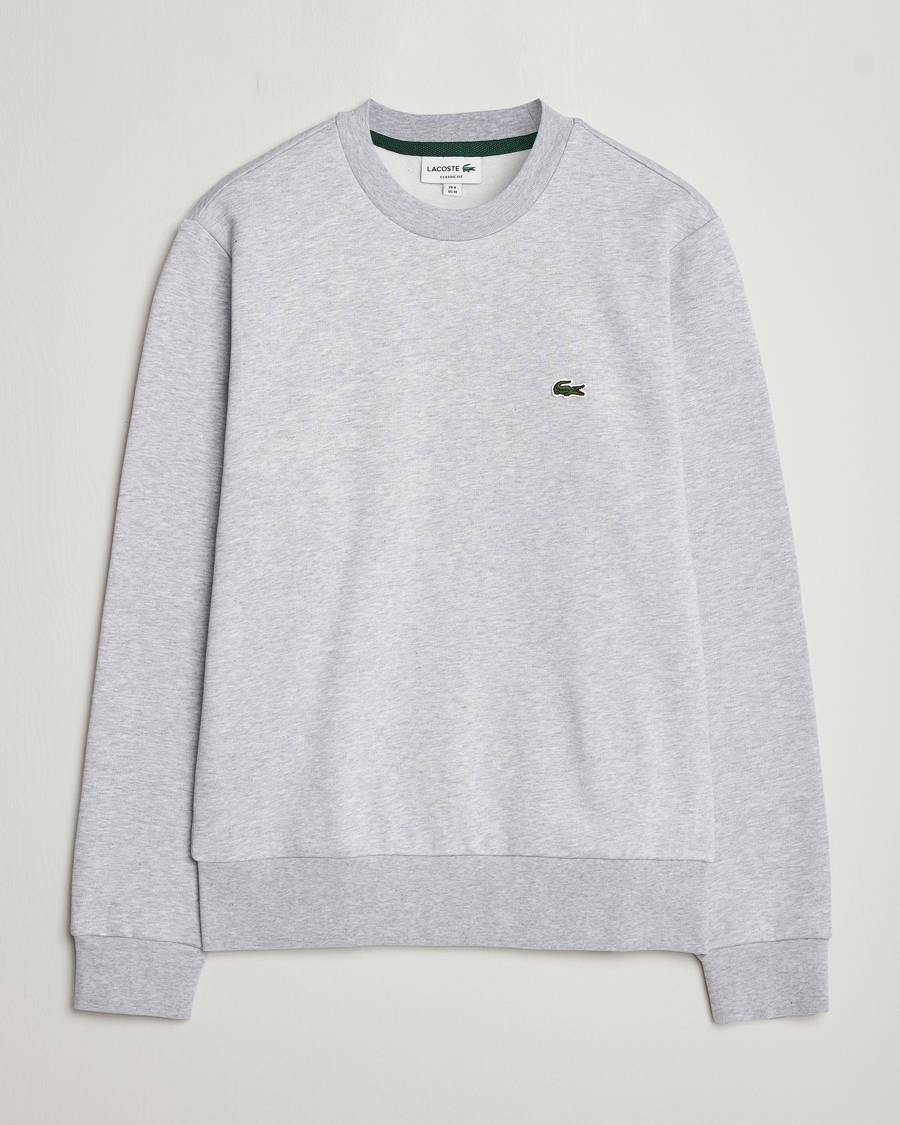 Herren | Pullover | Lacoste | Crew Neck Sweatshirt Silver Chine