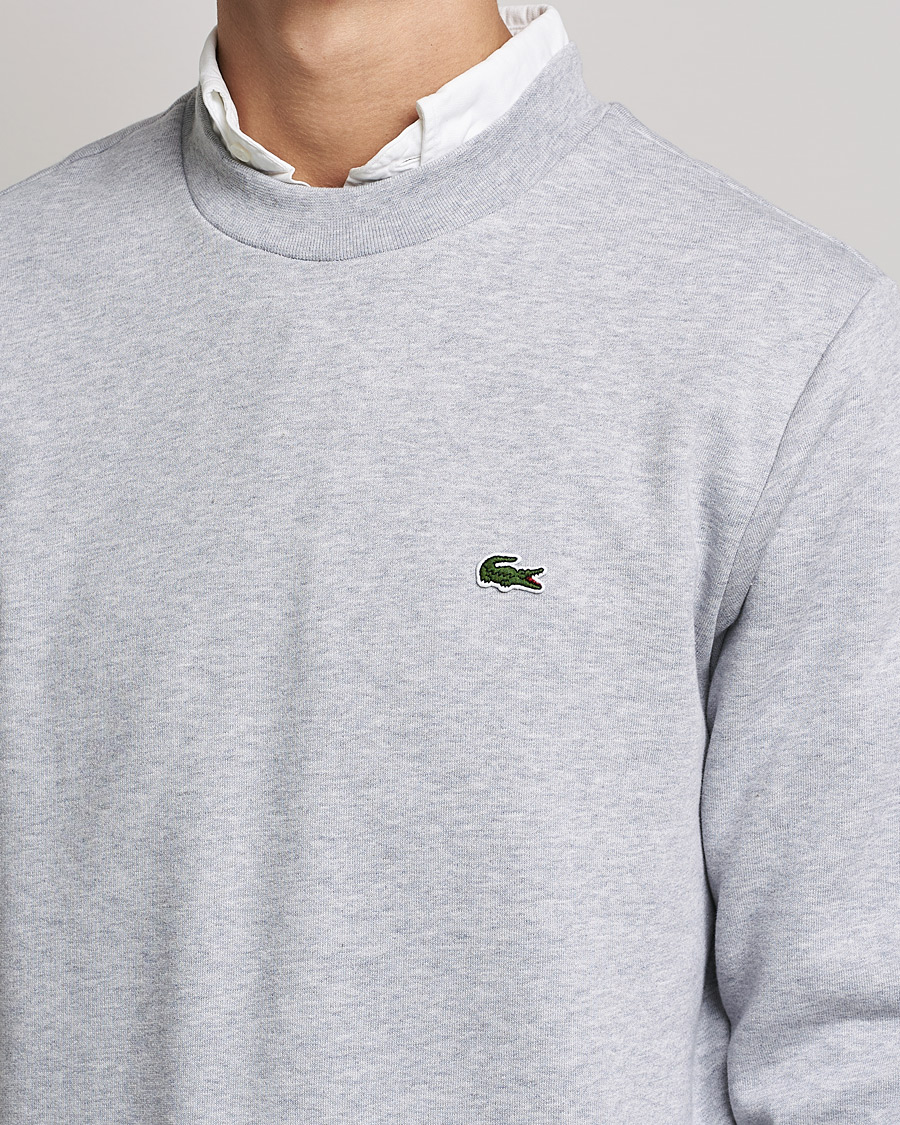 Herren | Pullover | Lacoste | Crew Neck Sweatshirt Silver Chine