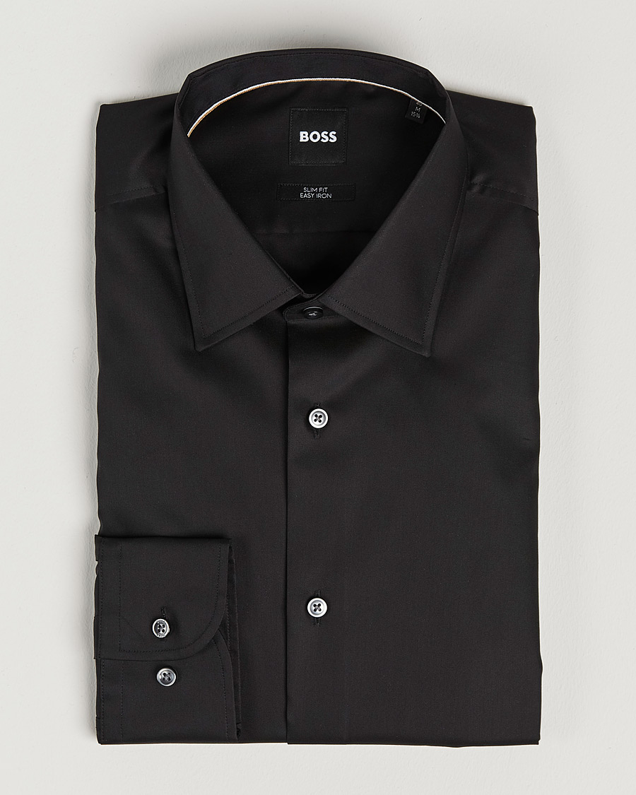 Herren | Hemden | BOSS BLACK | Hank Slim Fit Shirt Black