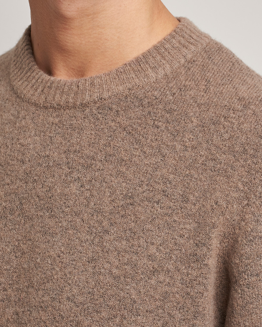 Herren | Pullover | Samsøe Samsøe | Samsøe & Samsøe Butler Yak Crew Neck Stone Grey