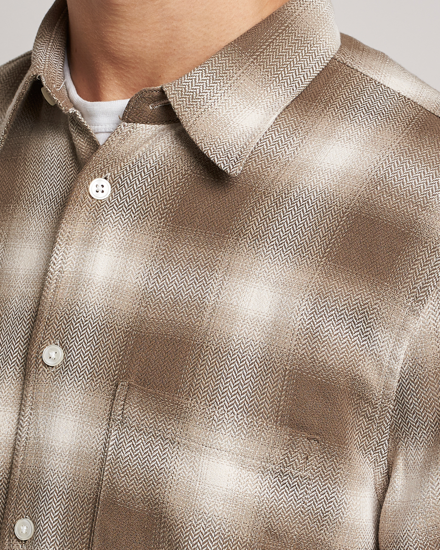 Herren | Hemden | Samsøe Samsøe | Samsøe & Samsøe Liam Organic Cotton Shirt Stone Gray