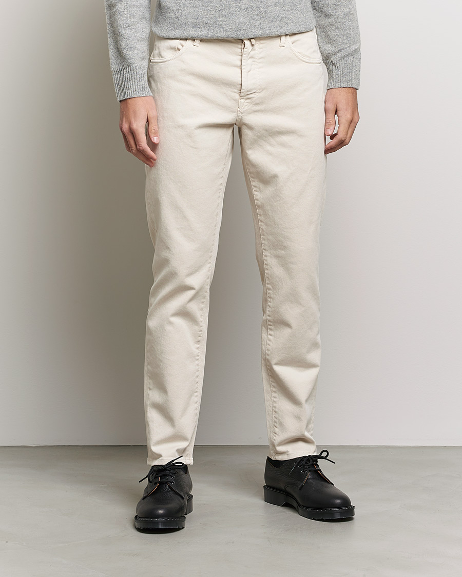 Herren | Hosen | Incotex | Bull Denim 5-Pocket Pants White