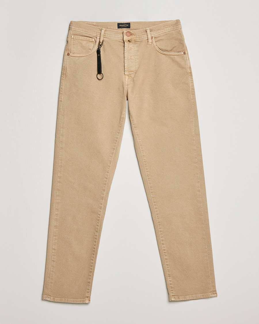 Herren | Hosen | Incotex | Bull Denim 5-Pocket Pants Beige