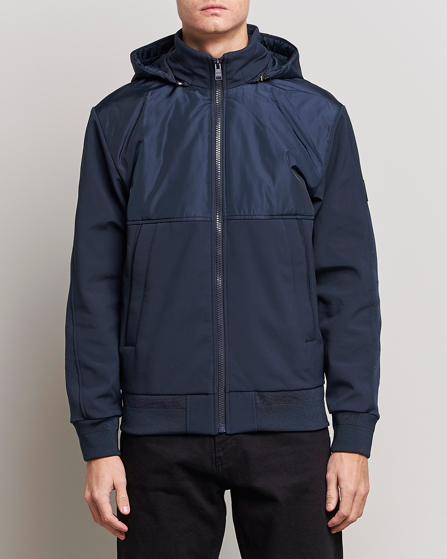 Herren | Jacken | BOSS BLACK | Seeger Hybrid Jacket Dark Blue