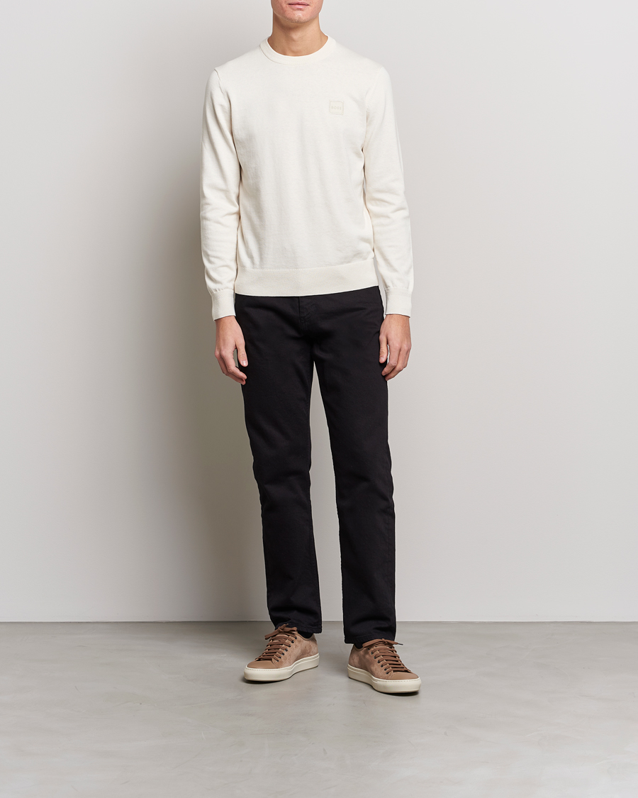 Herren | Pullover | BOSS ORANGE | Kanovano Knitted Sweater Open White