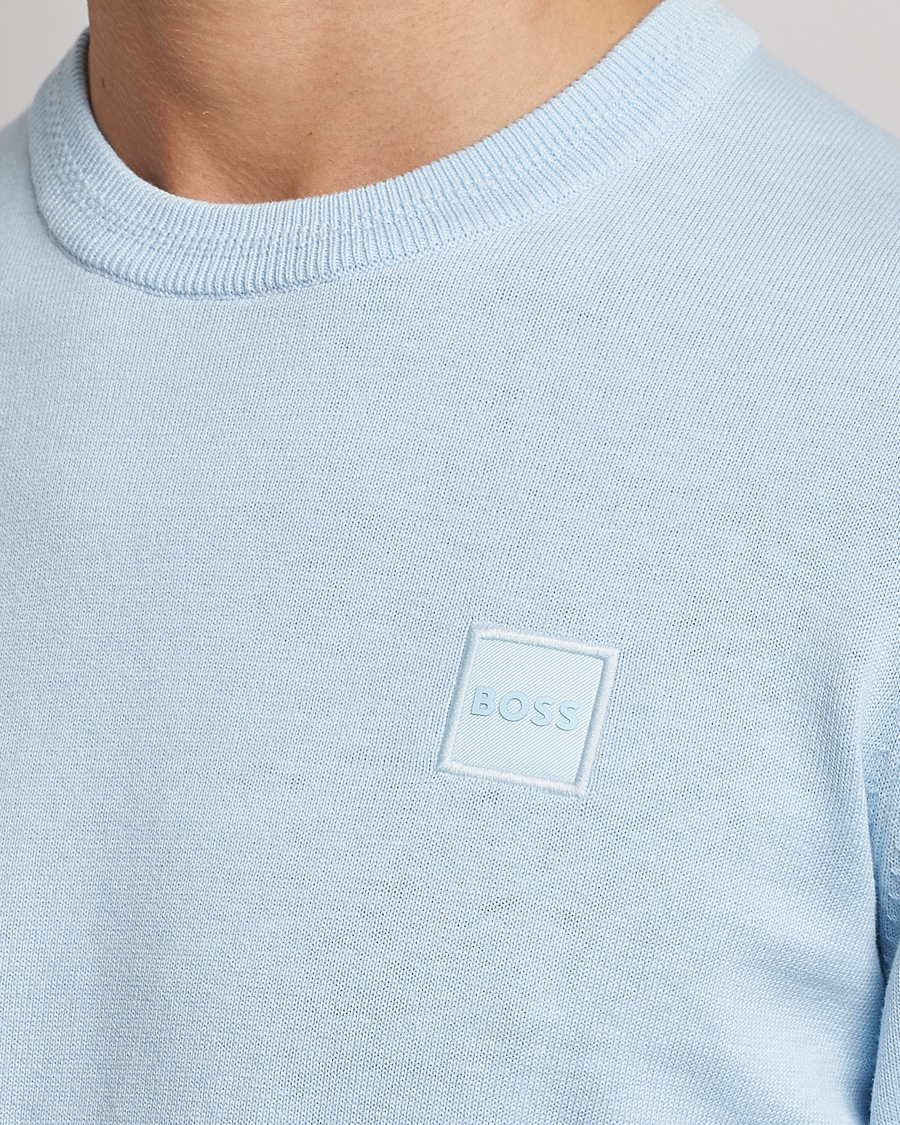 Herren | Pullover | BOSS ORANGE | Kanovano Knitted Sweater Open Blue