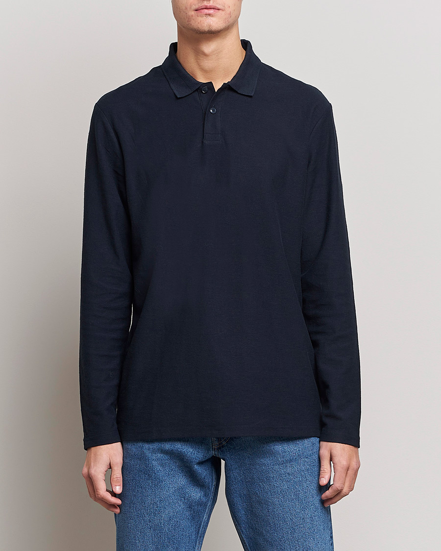 Herren | Pullover | BOSS ORANGE | Pecollege Knitted Polo Dark Blue