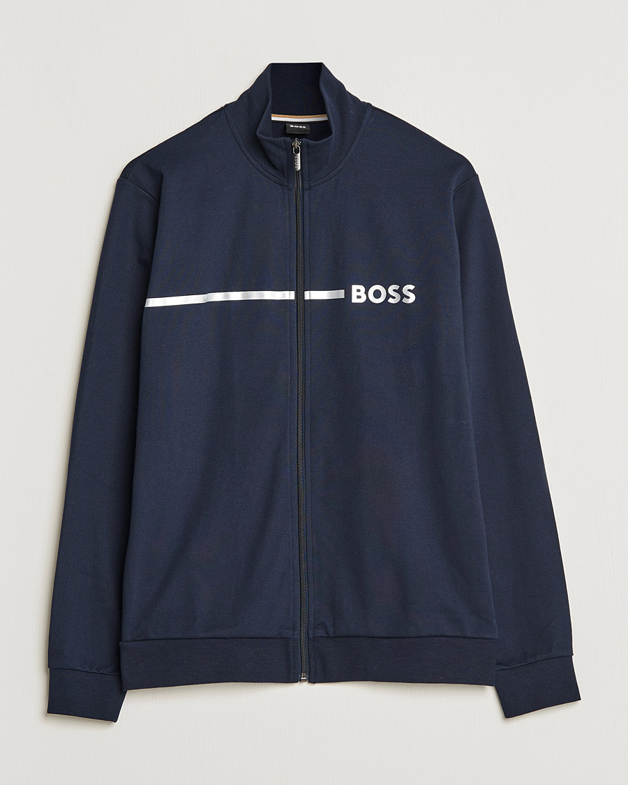 Herren | Pullover | BOSS BLACK | Tracksuit Jacket Dark Blue