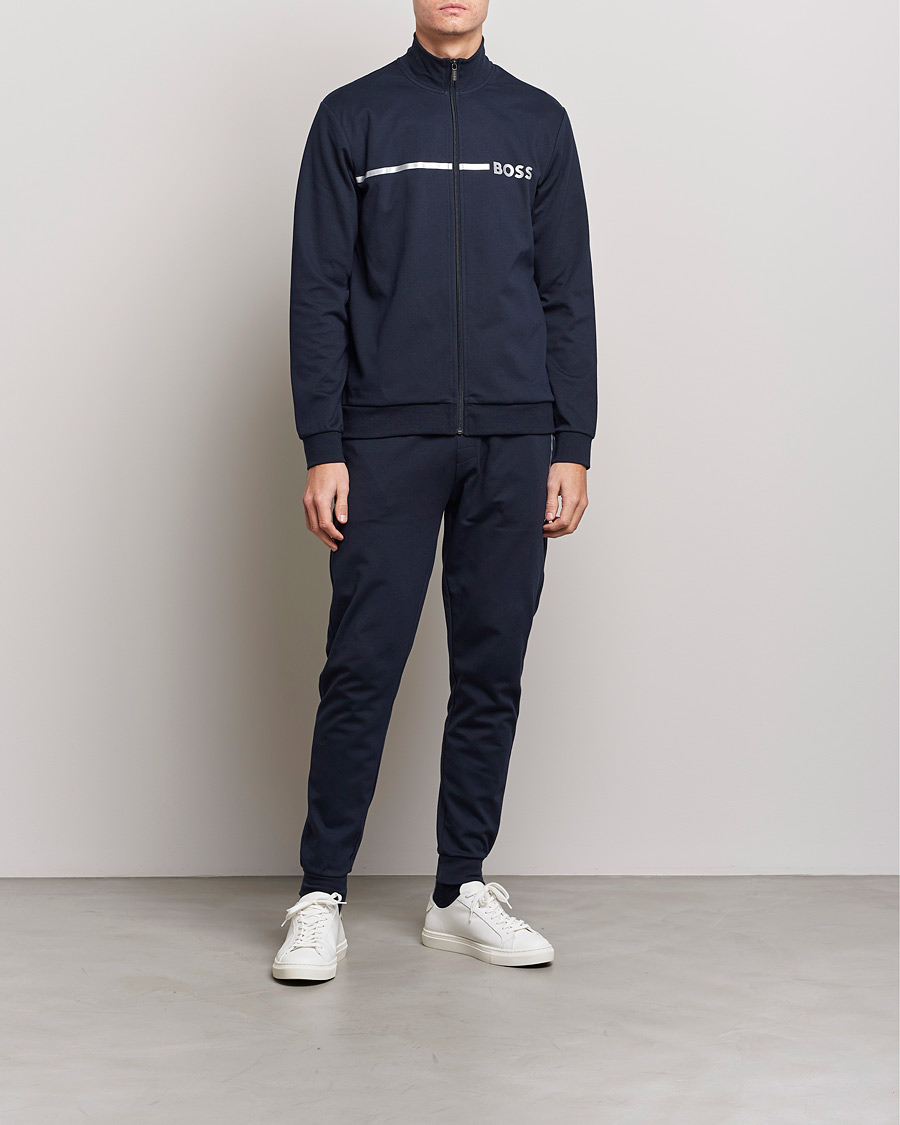 Herren | Pullover | BOSS BLACK | Tracksuit Jacket Dark Blue