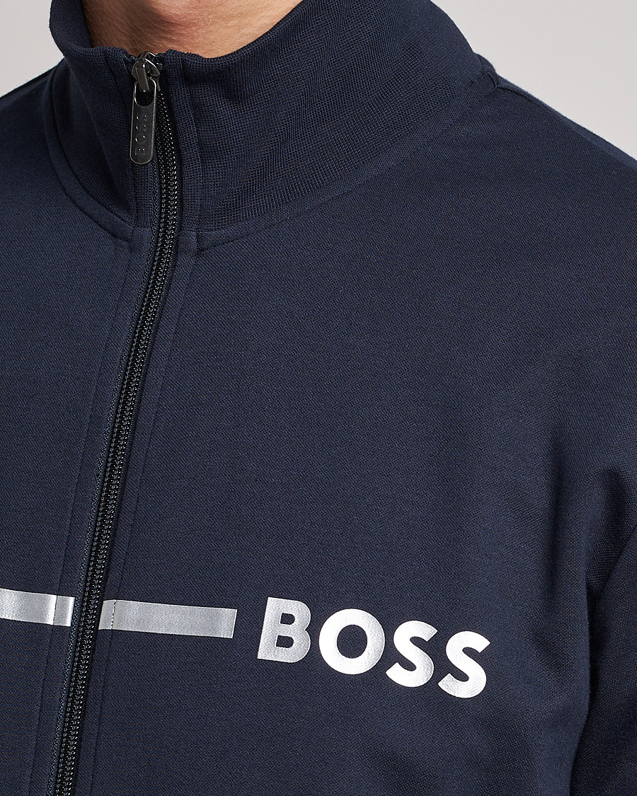 Herren | Pullover | BOSS BLACK | Tracksuit Jacket Dark Blue